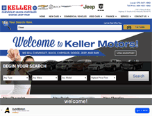 Tablet Screenshot of kellercars.com